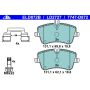 ATE LD2727 ATE Ceramic Front Disc Brake Pad Set LD2727 for Mercedes-Benz