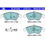ATE LD2734 ATE Ceramic Front Disc Brake Pad Set LD2734 for Mercedes-Benz