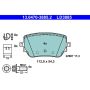 ATE LD3885 ATE Ceramic Rear Disc Brake Pad Set LD3885 for Mercedes-Benz