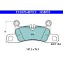ATE LD4872 ATE Ceramic Front Disc Brake Pad Set LD4872 for Porsche, Volkswagen
