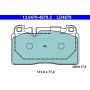 ATE LD4879 ATE Ceramic Front Disc Brake Pad Set LD4879 for Audi, Porsche