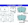 ATE LD4892 ATE Ceramic Front Disc Brake Pad Set LD4892 for Mercedes-Benz