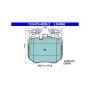 ATE LD4896 ATE Ceramic Front Disc Brake Pad Set LD4896 for BMW