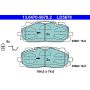 ATE LD5678 ATE Ceramic Front Disc Brake Pad Set LD5678 for Audi