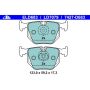 ATE LD7079 ATE Ceramic Rear Disc Brake Pad Set LD7079 for BMW, Land Rover