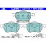 ATE LD7110 ATE Ceramic Front Disc Brake Pad Set LD7110 for Audi, Volkswagen