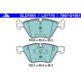 ATE LD7176 ATE Ceramic Front Disc Brake Pad Set LD7176 for BMW
