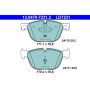 ATE LD7231 ATE Ceramic Front Disc Brake Pad Set LD7231 for BMW