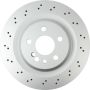 ATE SP26137 ATE Coated Single Pack Rear Disc Brake Rotor SP26137 for Mercedes Benz
