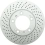 ATE SP28131 ATE Coated Single Pack Front Left Disc Brake Rotor SP28131 for Porsche