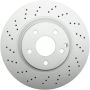 ATE SP32115 ATE Coated Single Pack Front  Disc Brake Rotor SP32115 for Mercedes Benz