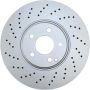 ATE SP32136 ATE Coated Single Pack Front Disc Brake Rotor SP32136 for Mercedes Benz