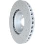 ATE SP32137 ATE Coated Single Pack Front Disc Brake Rotor SP32137 for Mercedes Benz