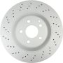 ATE SP32138 ATE Coated Single Pack Front  Disc Brake Rotor SP32138 for Mercedes Benz