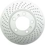 ATE SP34101 ATE Coated Single Pack Front Left Disc Brake Rotor SP34101 for Porsche