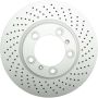 ATE SP34102 ATE Coated Single Pack Front Right Disc Brake Rotor SP34102 for Porsche