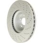 ATE SP36105 ATE Coated Single Pack Front  Disc Brake Rotor SP36105 for Mercedes Benz