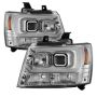 SPYDER 5082572 Projector Headlights - Version 2 - Light Bar DRL - Chrome
