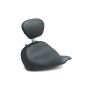 Mustang Motorcycle 79772 Mustang 18-21 Harley Fat Boy Wide Tripper Solo Seat w/Driver Backrest - Black