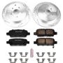 PowerStop K6100 Z23 Daily Driver Carbon-Fiber Ceramic Brake Pad and Drilled & Slotted Rotor Kit