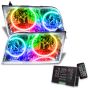 Oracle Lighting 7724-333 SMD Pre-Assembled Headlights, Chrome Bezel, Halogen, ColorSHIFT(tm) 2.0