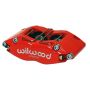 Wilwood 120-7374-RD Caliper-Dynapro Radial-Red 1.25in Pistons 0.81in Disc