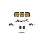 Diode Dynamics DD7239 SS5 Pro Universal CrossLink 3-Pod Lightbar - Yellow Combo
