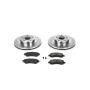 PowerStop K445 Z23 Daily Driver Carbon-Fiber Ceramic Brake Pad and Drilled & Slotted Rotor Kit