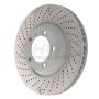 SHW 04-08 Porsche 911 GT3 3.6L w/o Ceramic Brakes Left Front Cross-Drilled Monobloc Brake Rotor