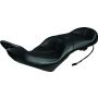 Mustang Motorcycle 79723 Mustang 08-17 Victory Vision Standard Touring 1PC Seat w/Driver Backrest - Black