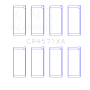 King Engine Bearings CR4571XA0.25 Mitsubishi 4D56 (Size +0.25mm) Connecting Rod Bearing Set