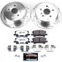 PowerStop K5333-36 Z36 Truck and SUV Carbon-Fiber Ceramic Brake Pad and Drilled & Slotted Rotor Kit