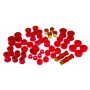 Prothane 84-87 Honda Civic/CRX Total Kit - Red
