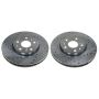 PowerStop AR82200XPR PowerStop Evolution Performance Drilled, Slotted & Plated Brake Rotor Pair