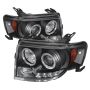SPYDER 5074225 Projector Headlights - DRL - Black