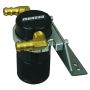 Moroso 85677 11-14 Ford F-150 EcoBoost/5.0L Air/Oil Separator Catch Can - Small Body - Billet Alum - Black