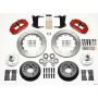 Wilwood 140-9804-R Narrow Superlite 6R Front Hub Kit 14.00in Red 67-69 Camaro 64-72 Nova Chevelle