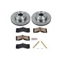 PowerStop KOE2598 OE Stock Replacement Low-Dust Ceramic Brake Pad and Rotor Kit