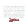 Hardline WHSIG200 Boat Lettering Registration Kit 3 in. - 200 White/Silver