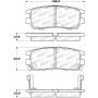 Stoptech 308.05670 Street Brake Pads - Rear