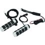 Kuryakyn 6470 Heated ISO Grips Throttle-By-Wire Chrome