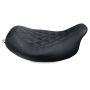 Mustang Motorcycle 76694 Mustang 08-21 Harley Electra Glide Std,Rd Glide,Rd King,Str Glide Solo Seat Diamond Stitch - Brown