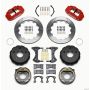 Wilwood 140-13321-R Narrow Superlite 4R Rear P-Brk Kit 12.88in Red Small Ford 2.36in Off Bronco 5 x 5.50