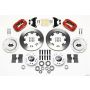 Wilwood 140-11812-R Forged Dynalite Front Kit 12.19in Red 49-54 Chevy/53-62 Corvette (*Line Kit Needed*)