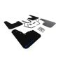Rally Armor MF60-UR-BLK/BL Black Mud Flap/Blue Logo
