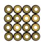 Cometic Gasket 3214V-16 Cometic .265in x .500in x .555in x .645in Metal Jacket Valve Stem Seal - Yellow - 16 Pack