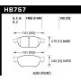 Hawk Performance HB757Z.758 Performance Ceramic Disc Brake Pad