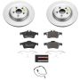 PowerStop ESK6279 Genuine Geomet Coated Rotors, ECE-R90 Brake Pads + Hardware Kit