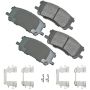 Akebono ACT1005A Akebono ProACT Ultra Premium Ceramic Disc Brake Pad Kit