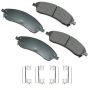 Akebono ACT1019 Akebono ProACT Ultra Premium Ceramic Disc Brake Pad Kit